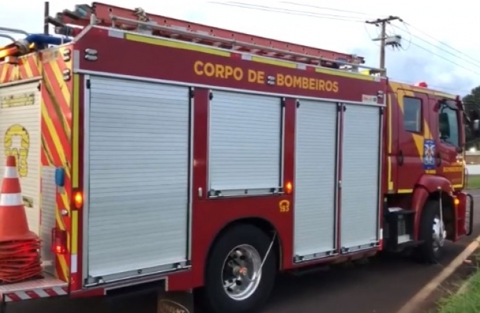 Ciclista fica ferido em acidente na marginal da rodovia BR-277