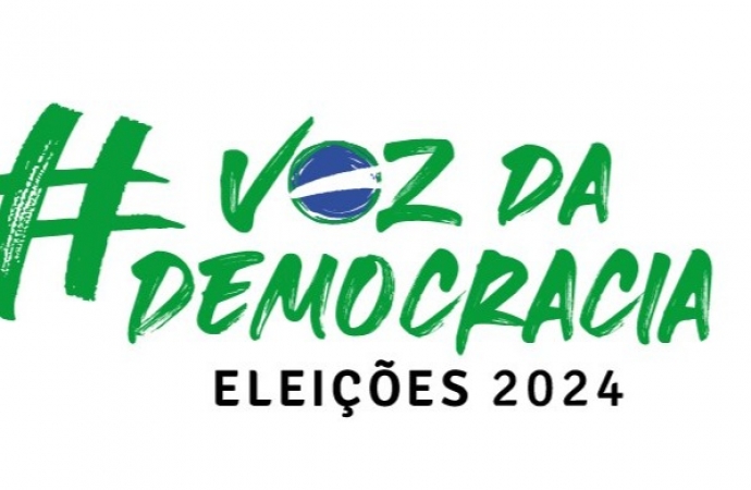 Colinha personalizada com o logotipo da campanha Eleições no Caminho da Paz está disponível