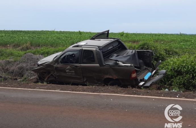 Colisão lateral deixa feridos entre Missal e Medianeira; um dos motorista se evadiu