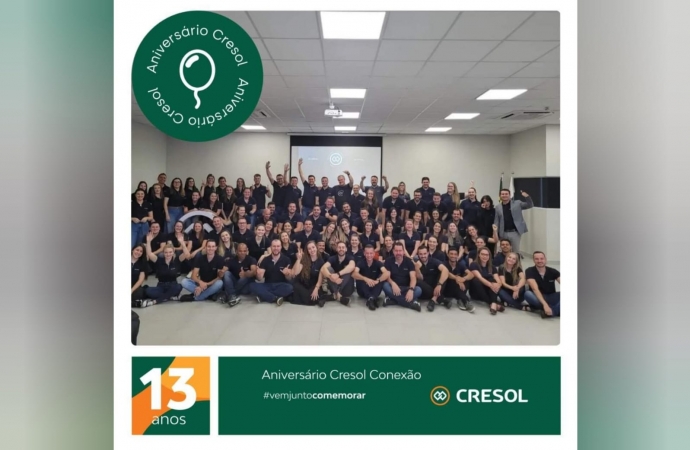 Com expressiva atuação no PR, Cresol Conexão completa 13 anos e comemora avanços