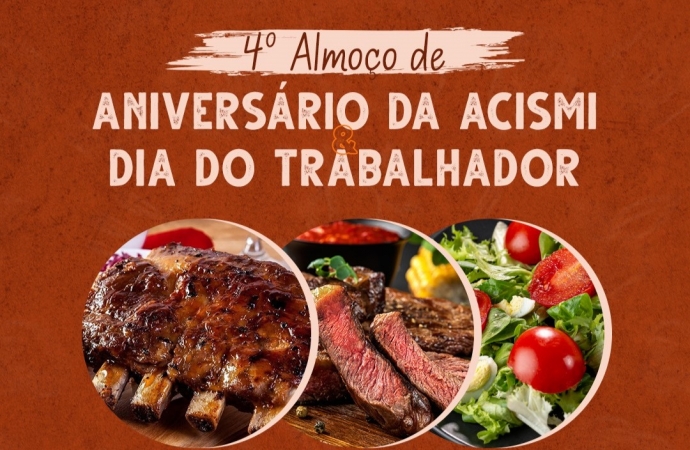Começam as vendas dos costelões para o 4º Almoço em Comemoração ao Aniversário da ACISMI