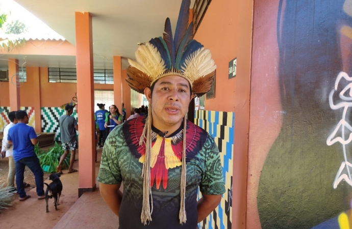 Comunidade Tekohá Ocoy realizou  um almoço para celebrar dia do índio