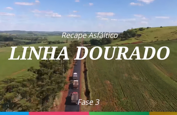 Concluída a terceira fase das obras de pavimentação da estrada principal da Linha Dourado em Medianeira