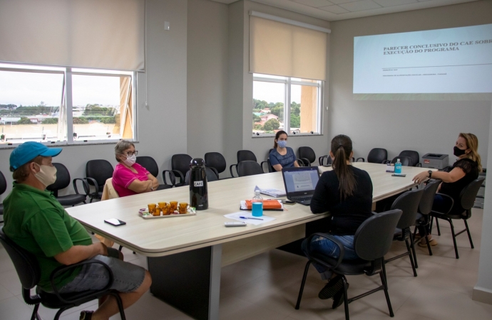 Conselho de Alimentação Escolar de Medianeira se reúne para prestar contas dos exercícios 2019 e 2020