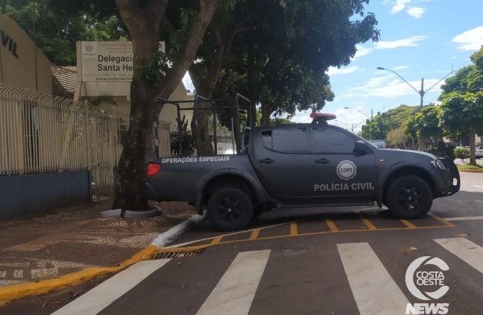 COPE e PC cumprem mandado de prisão em Santa Helena