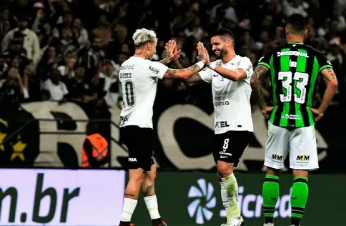 Corinthians vence América-MG nos pênaltis e vai à semifinal da Copa do Brasil