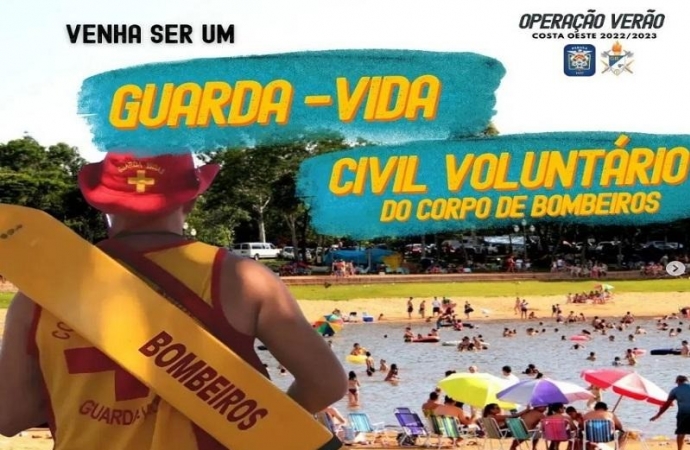 Corpo de Bombeiros abre inscrições para Guarda-Vidas Civil Voluntário para Santa Helena e região