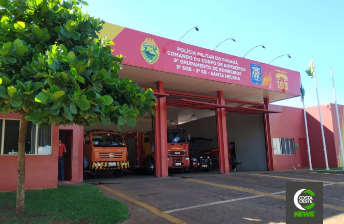 Corpo de Bombeiros de Santa Helena passa operar temporariamente no Ginásio de Esportes