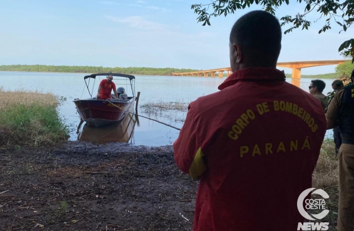 Corpo de homem é localizado boiando próximo da ponte em Santa Helena