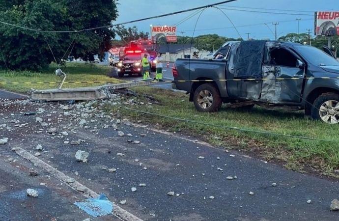 Criança de 10 anos morre em acidente na BR 277 em Foz do Iguaçu