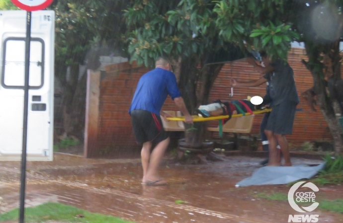 Criança é atropelada no distrito de Sub-Sede em Santa Helena