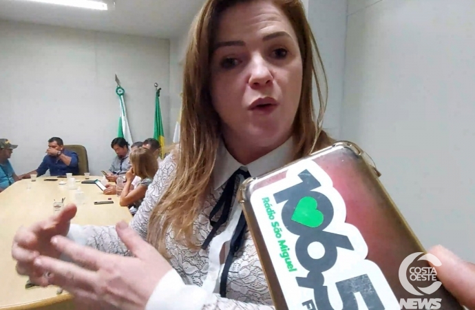 Deputada federal Leandre Dal Ponte cumpre agenda em São Miguel do Iguaçu