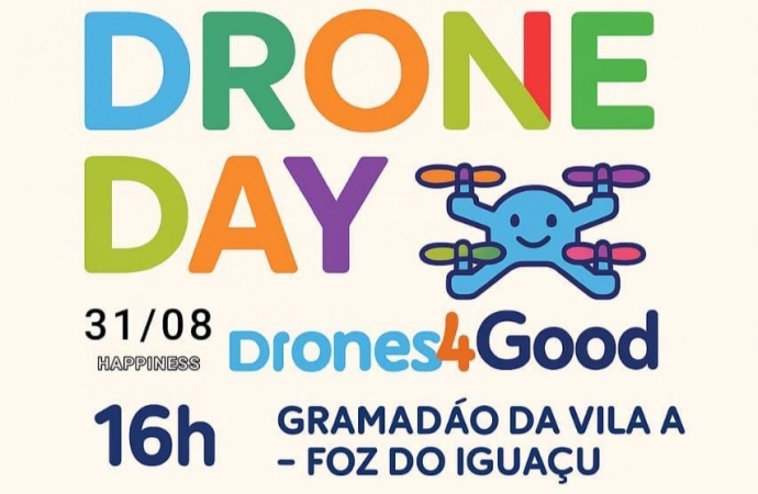 Drone Day: Alfândega da Receita Federal convida comunidade para espetáculo de drones