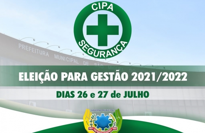 Eleição da CIPA para gestão 2021/2022 será na próxima semana