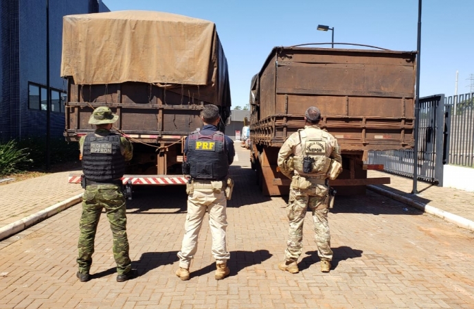 Em ação conjunta PF, PRF e BPFRON realizam apreensão milionária de cigarro paraguaio