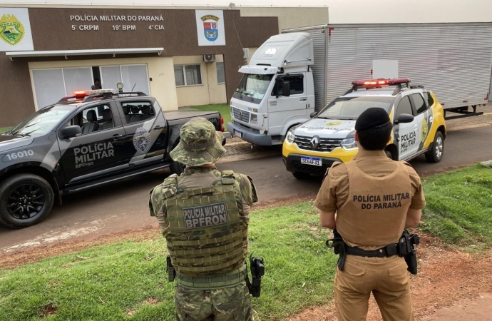 Em ação rápida, polícia prende assaltante e recupera caminhão em Santa Helena