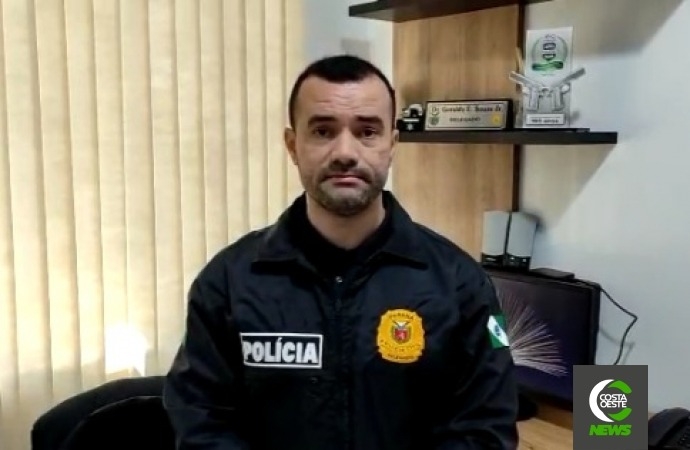 Em noite agitada, delegado fala sobre operação da Polícia Civil em Santa Helena