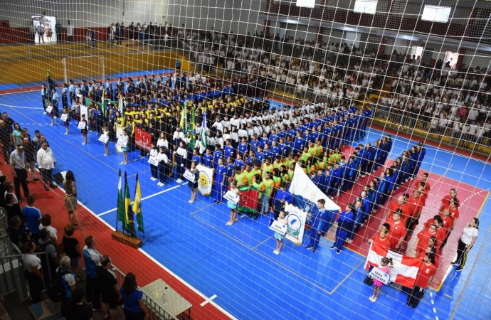 Emoção e alegria marcam a abertura oficial dos Jogos Escolares em São Miguel do Iguaçu