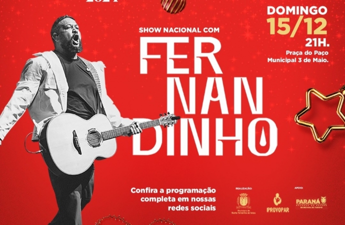 Santa Terezinha de Itaipu: Encanto de Natal 2024: Fernandinho é a atração especial