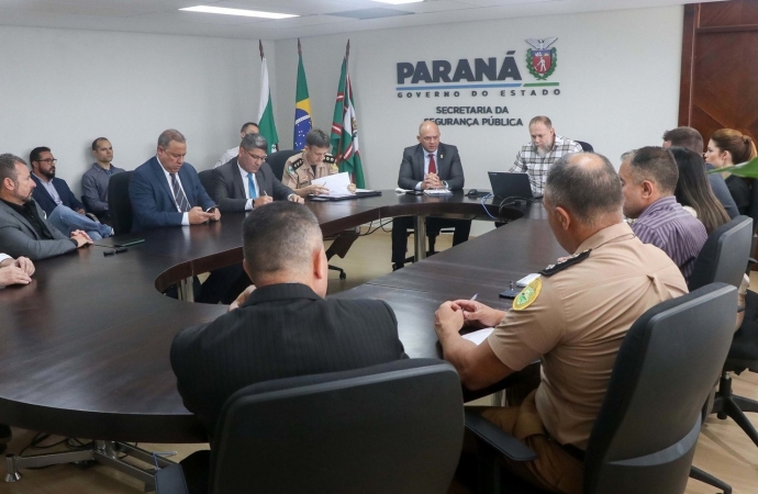 Encontros entre forças de segurança reforçam atuação integrada no Paraná