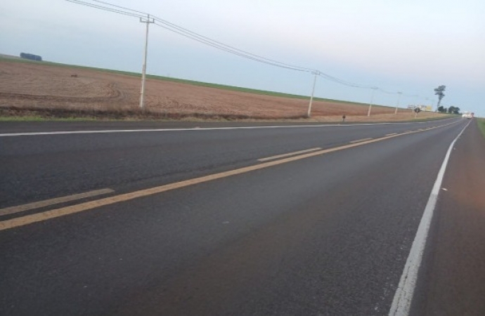 EPR Iguaçu realiza implantação de tachas refletivas em dois trechos da BR-277 neste domingo (20)