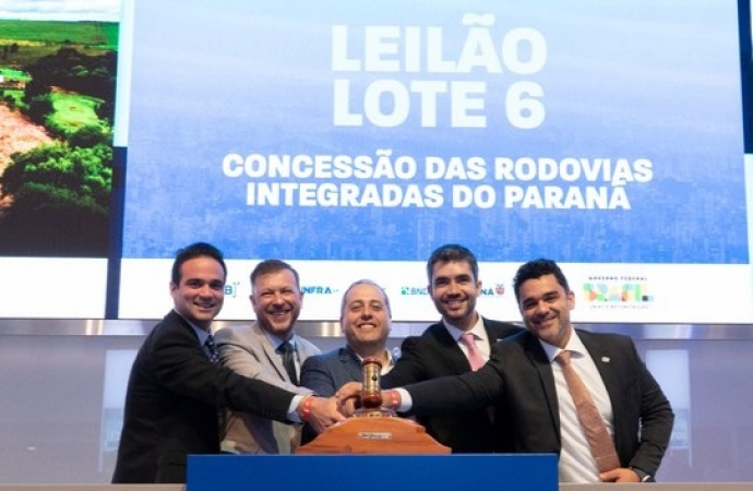 EPR vence o Leilão do Lote 6 do Paraná e investirá R$ 20 bilhões em 660 km de rodovias