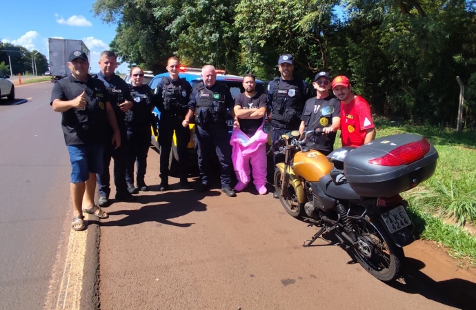 Páscoa: Esquadrão Caveira motoclube, quando a segurança pública abraça a comunidade