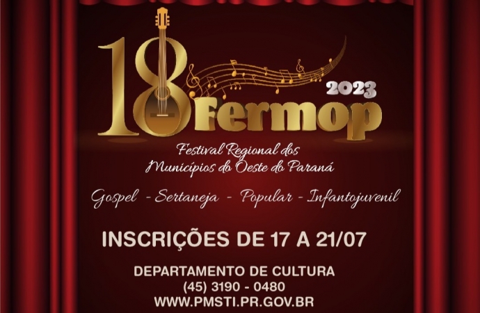Estão abertas as inscrições para 18ª edição da FERMOP