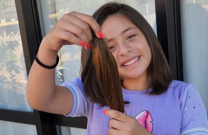 Estudante de 11 anos doa cabelo para crianças com câncer em gesto de solidariedade em São Miguel do Iguaçu