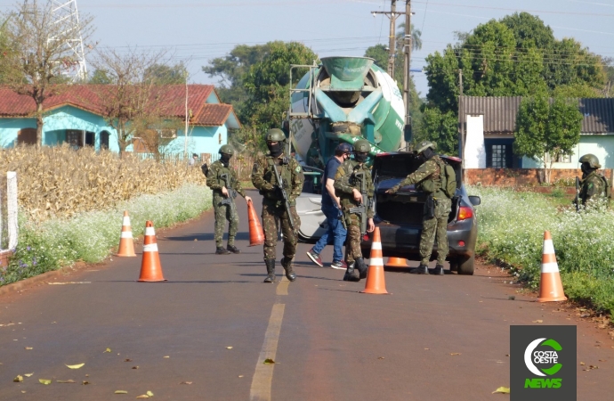 Exército Brasileiro atua no combate à crimes transfronteiriços em Santa Helena