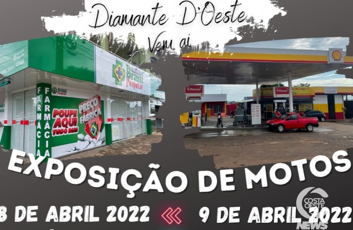 Exposição de Motos da Gordo+1 chegará em Diamante D’Oeste em abril