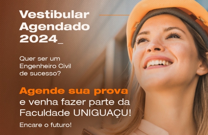 Faculdade UNIGUAÇU oferece o melhor curso de Engenharia Civil da região
