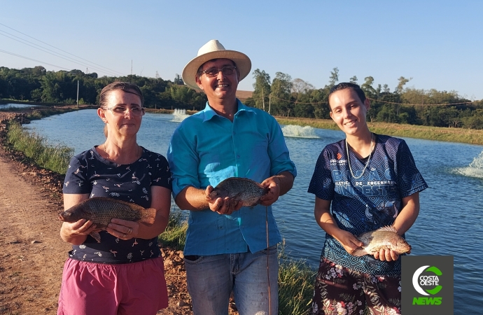 Família descobre piscicultura como grande fonte de renda