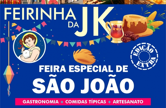 Feirinha Junina na Avenida JK celebra o dia do padroeiro de Foz