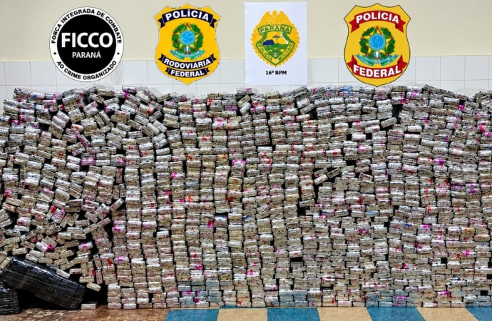 FICCO apreende mais de uma tonelada de maconha em caminhão na BR-277