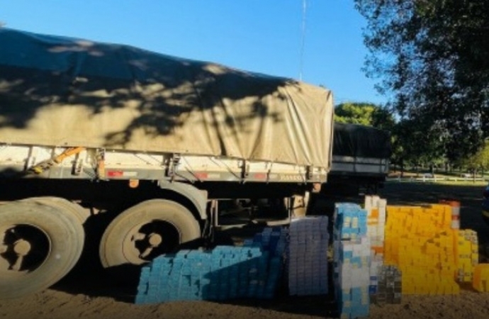 FICCO/PR, FICCO/SP e PM/SP prendem dois homens com carga contrabandeada