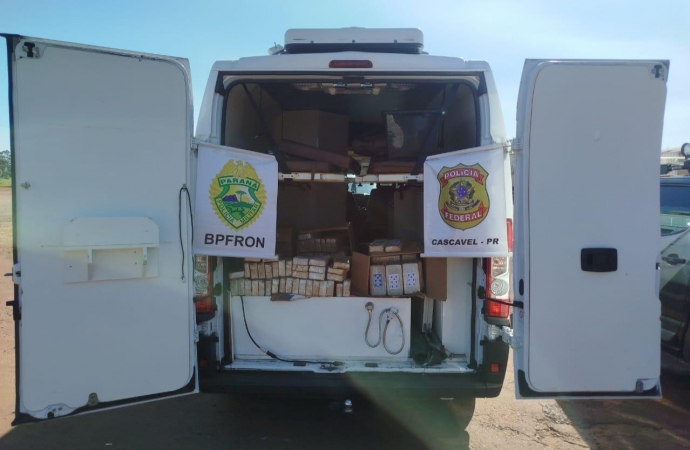 FICCO/PR prende dois indivíduos e apreende cerca de 225 kg de cocaína e crack na BR-277