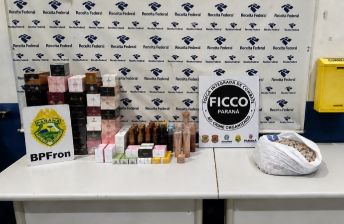 FICCO/PR prende três pessoas com mercadorias contrabandeadas em Cascavel