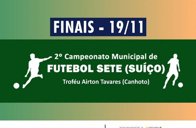 Finais do Municipal de Futebol Sete serão realizadas no dia 19 de novembro