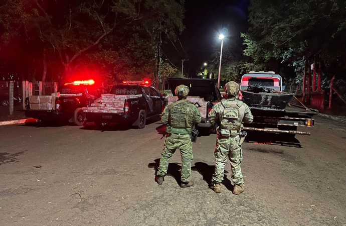 Forças de segurança apreendem 2,5 toneladas de drogas no Oeste do Paraná