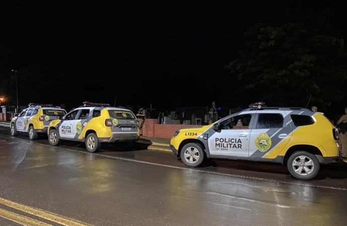 Forças policiais agem rápida e evitam possível assalto em santa helena