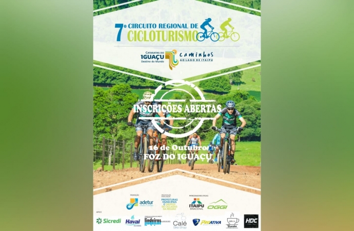 Foz do Iguaçu sedia etapa do Cicloturismo no dia 16 de outubro