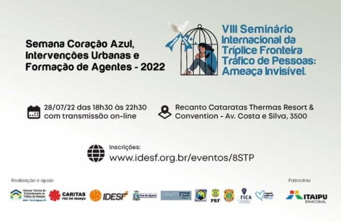 Foz do Iguaçu sedia Seminário Internacional sobre Tráfico de pessoas