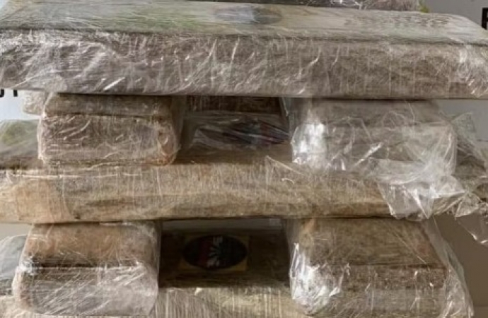 Funcionária de loja de cosméticos recebe encomenda errada, abre caixa e encontra 12 kg de maconha em Londrina