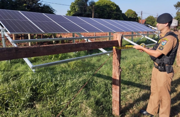Furto de placas solares em propriedades rurais de Santa Helena tem gerado preocupação
