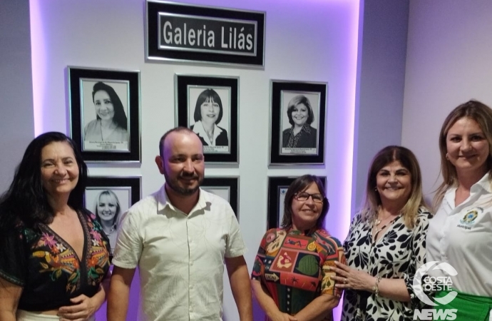 Galeria Lilás é inaugurada no Legislativo de São Miguel do Iguaçu