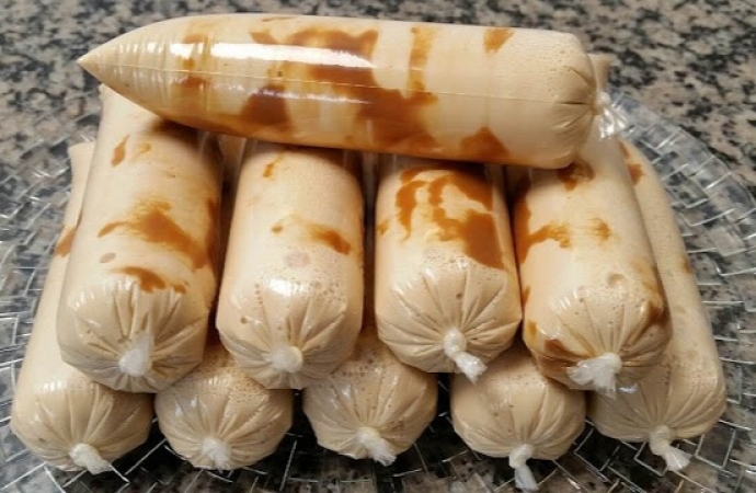 Geladinho de doce de leite: