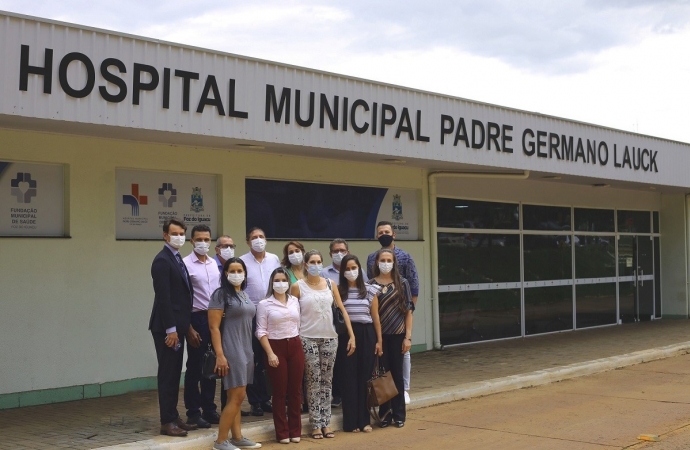 Gestores de Missal buscam garantir o atendimento da população no Hospital Municipal de Foz do Iguaçu