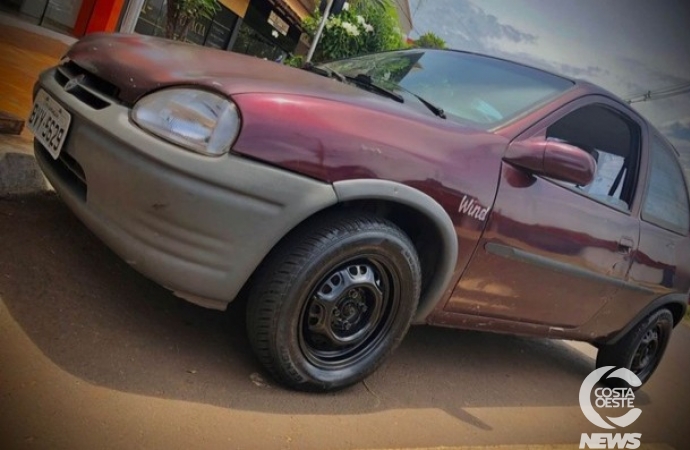 GM Corsa furtado em Santa Helena é recuperado em Toledo