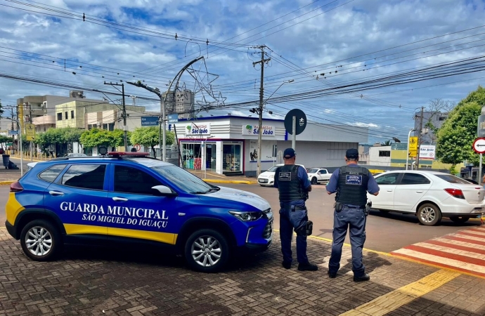 GM cumpre mandado de prisão na área central de São Miguel do Iguaçu